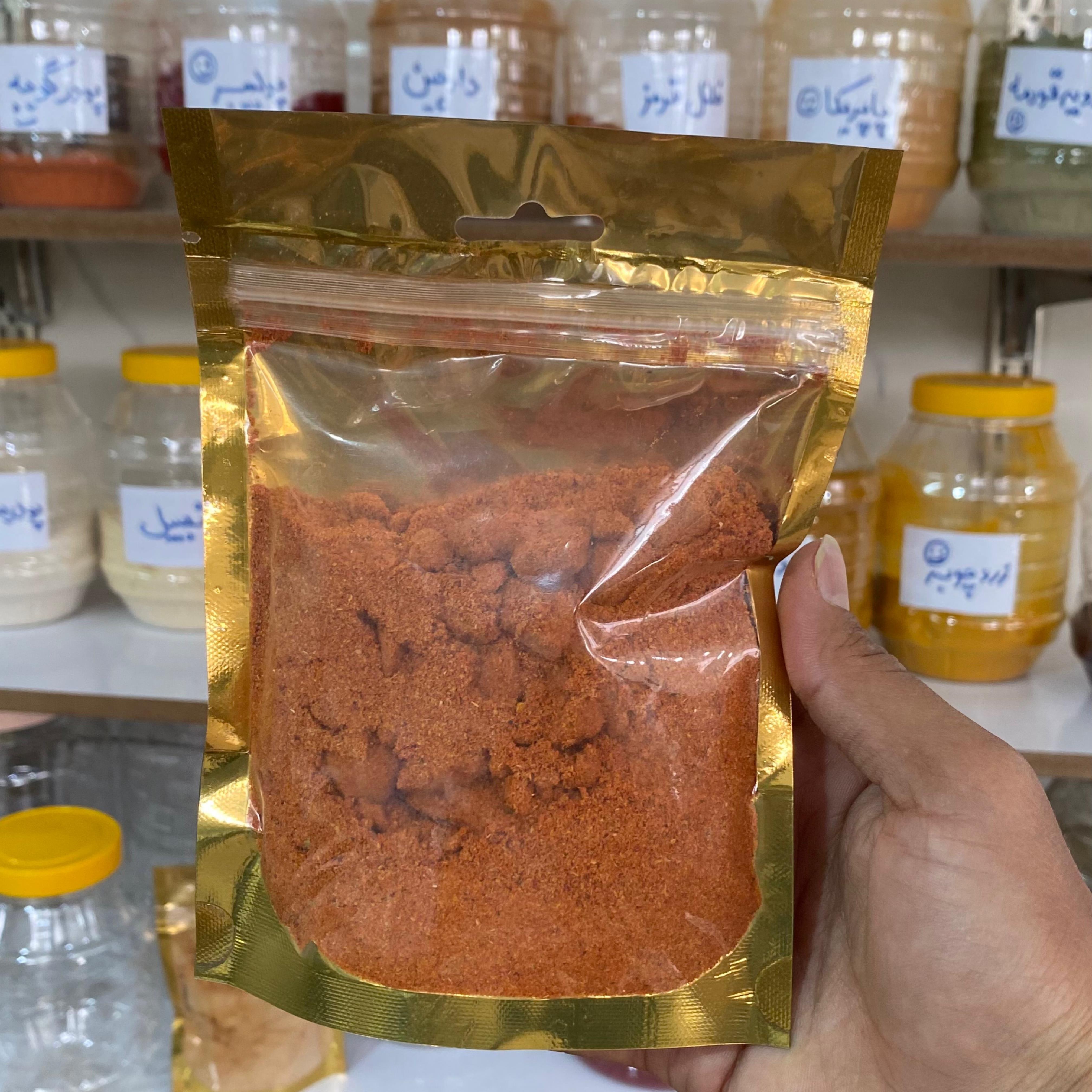  پودر گوجه ۱۰۰ گرمی درجه یک