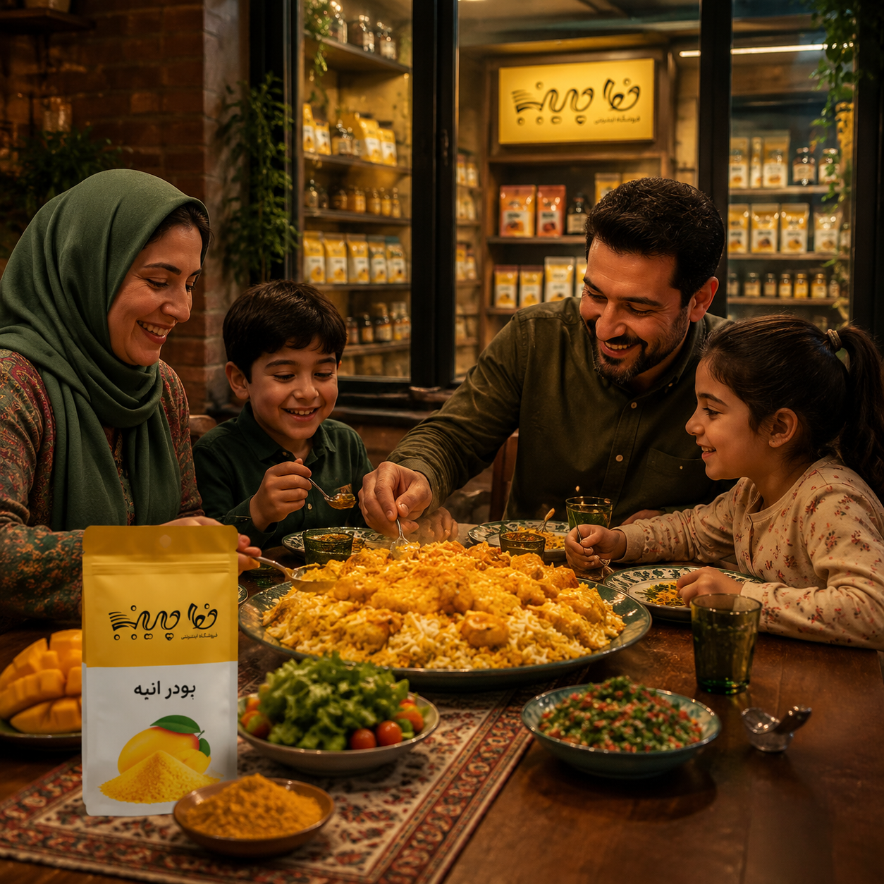 پودر انبه خط چین