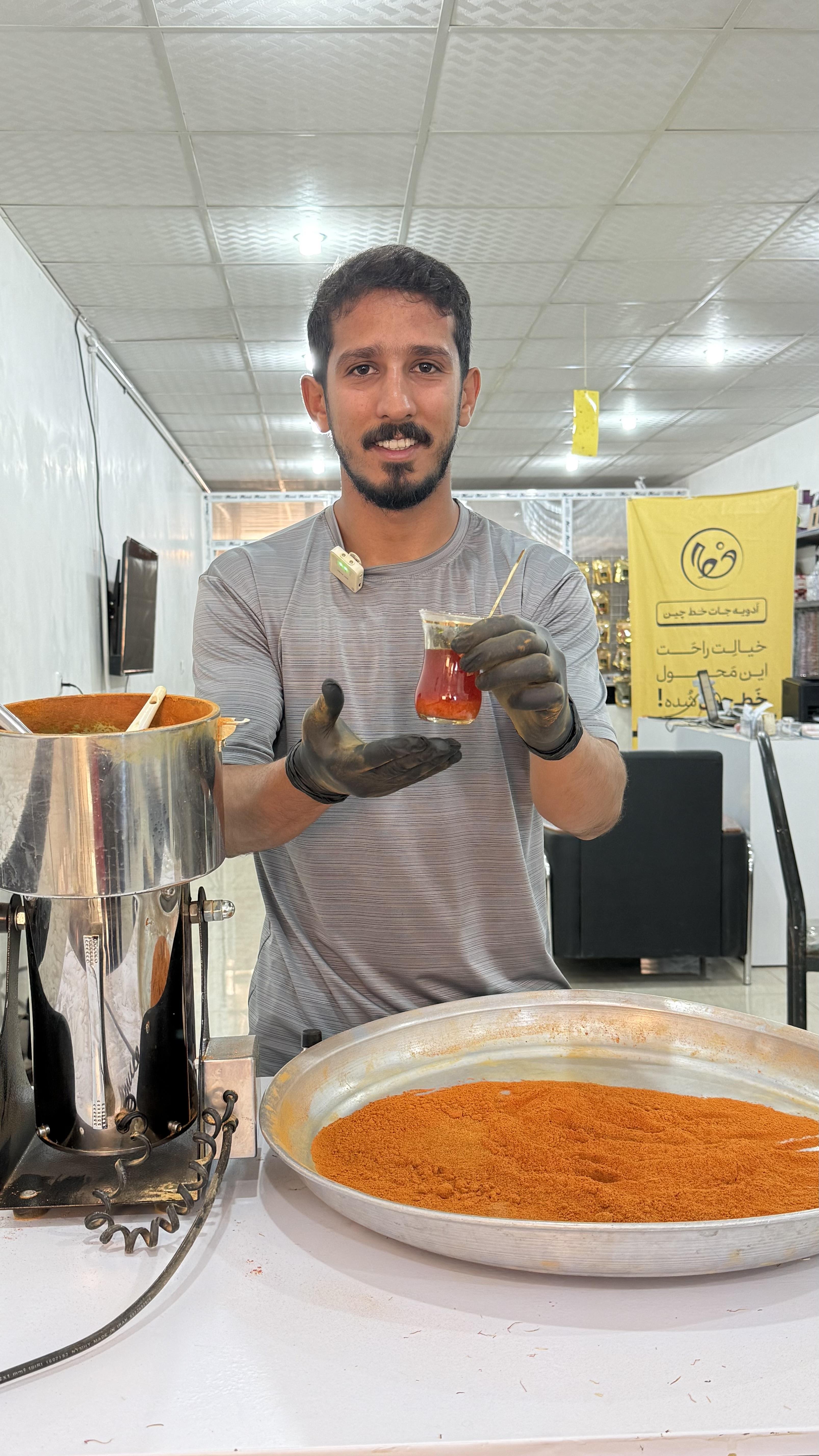 پودر زعفران مناسب رستوران ها