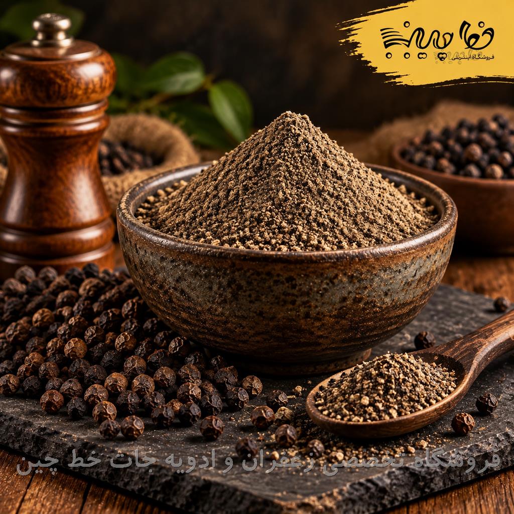 فلفل سیاه چیست؟ خواص درمانی، جدول ارزش غذایی و تست خلوص | خط‌چین