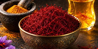 زعفران نگین چیست؟ خواص، تست خلوص و تشخیص زعفران اصل | خط‌چین
